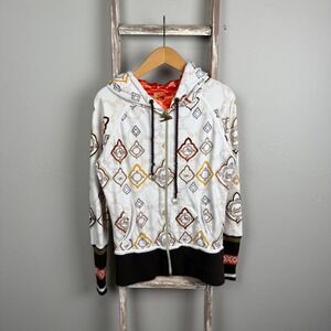 Apple Bottom Zip Drawstring Hoodie size Large‎ Womens